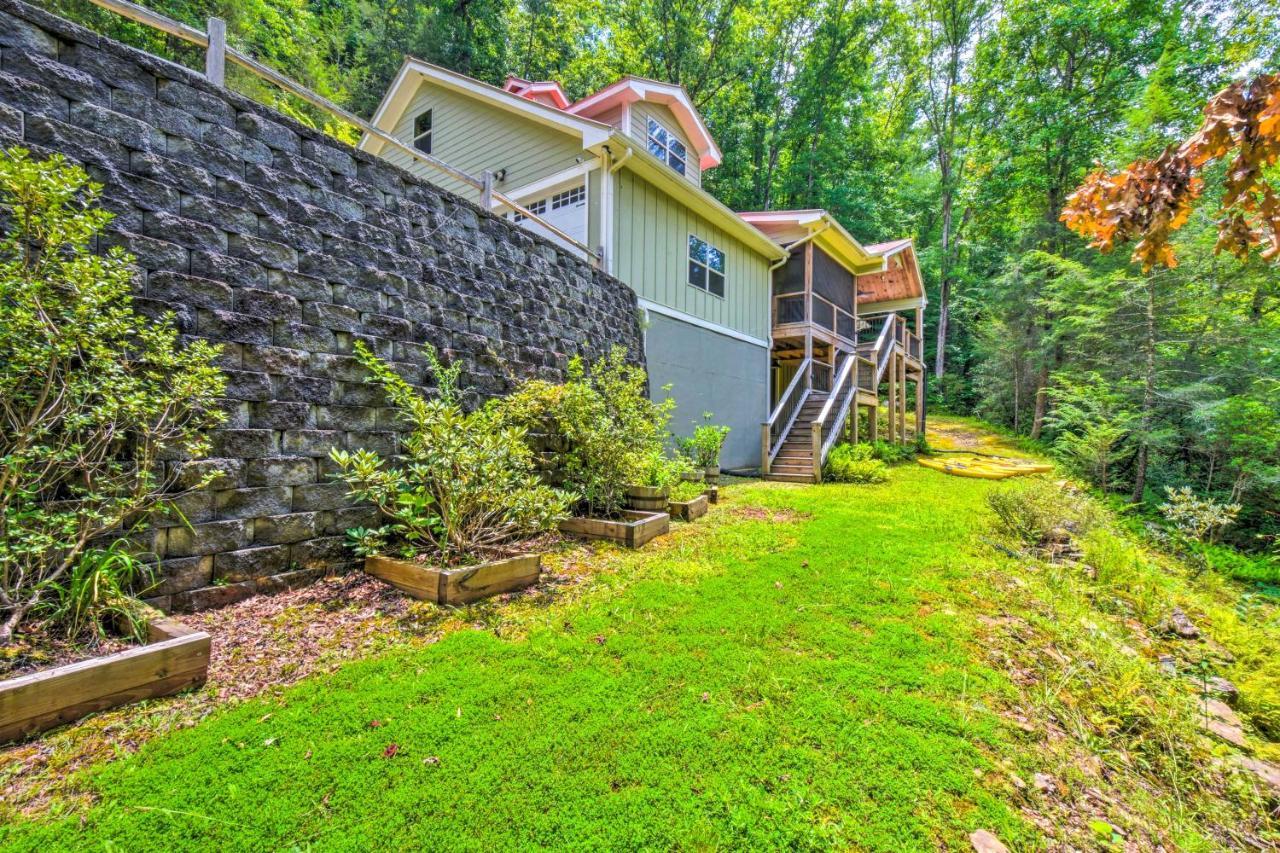Cozy Riverside Dahlonega Home With Kayaks And Fire Pit 외부 사진