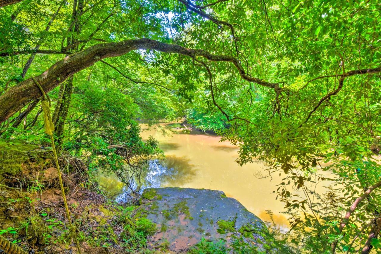 Cozy Riverside Dahlonega Home With Kayaks And Fire Pit 외부 사진